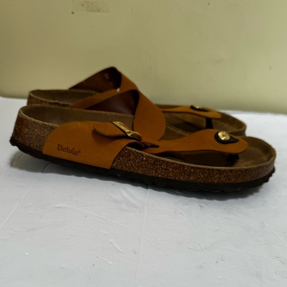 BIRKENSTOCK Betula GIZEH Thong Nubuck Boho Sandals Slides Mules Eva Neutral 10 - Picture 2 of 14